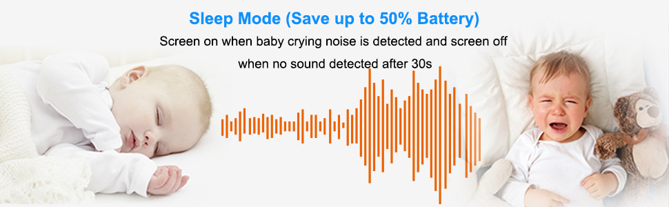 baby monitor sleeping mode vox