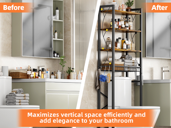 over toilet bathroom organizer over the toilet storage