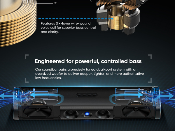 Dual Bass Reflex Ports