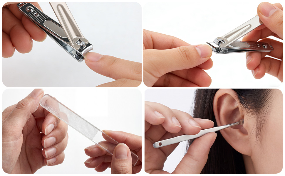 Wide Opening for Easy Trimming of Thick Nails