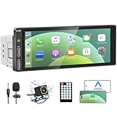 Car Radio Single DIN with Apple Carplay Android Auto,car Stereo din 6.9