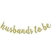 Husbands to Be Banner, Gay Wedding Shower, Engagement, Bachelor Party Sign Decorations Supplies, ...