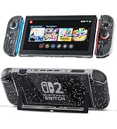 PAWDIARY Glitter Protective Case for Nintendo Switch 2 (2025 Release), Ultra-thin PC New Console ...