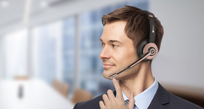 wireless headphone with microphone for pc