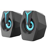 odopodop RGB Gaming Computer Speakers with Bluetooth 5.0, USB Powered PC Sound Bar with Inline Re...