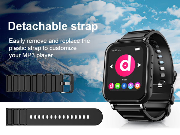 No WiFi Sports Music Player, Bluetooth Walkman for Workout