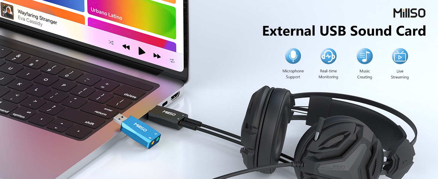 MillSO USB sound card
