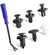 Etre Jeune 120 PCS Car Bumper Retainer Clips, Plastic Rivets Screws Push Pins Automotive Fender C...