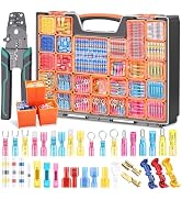 1530Pcs Heat Shrink Wire Connectors Waterproof Electrical connectors Kit with Crimp Tool,Insulate...