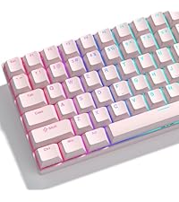 Womier Low Profile Keycaps - Shine Through Keycaps 60 65 75 100 Percent, Keyboard Key caps PBT Full ...