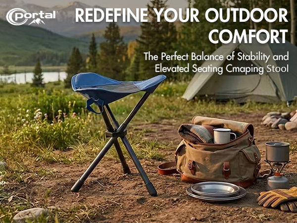folding tripod stool