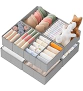 Criusia Drawer Organizer Clothes, 10 Pack Dresser Organizer for Baby Clothes, Underwear, Sock- Fo...