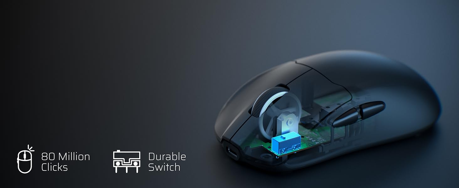 lightweight mouse bluetooth mouse gaming red dragon 