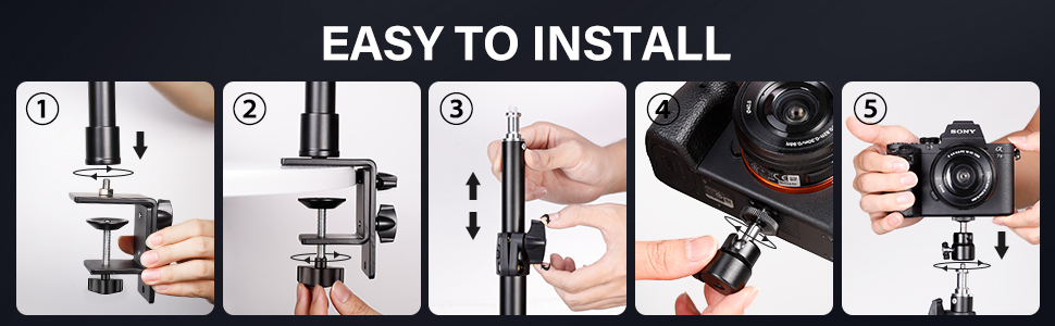 dazzne desk stand easy to install