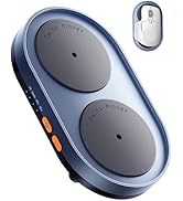 STARVIKY Dual Turntable Mouse Jiggler - Silent Mechanical Movement with Random Function, Efficien...