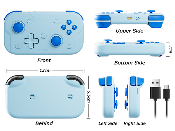the ultimate portable controller for on-the-go gaming with Switch, PC, iPhone, or Android devices
