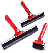 UCEC Brayer Roller, Durable Hard Rubber Roller Brayers, Brayer Rollers for Crafting, Glue Roller ...