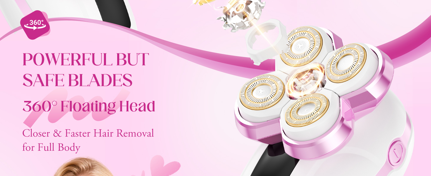 powerful but safe blades perfect for all skin even sensitive