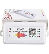 VIPMOON SP107E Music Bluetooth Led Controller for WS2812B WS2811 WS2813 WS2815 SK6812 Addressable...