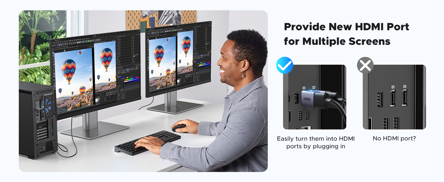 hdmi to displayport