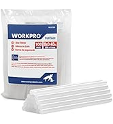 WORKPRO Full Size Hot Glue Sticks, 100-pack, 0.43x8 Inches, Compatible with Most Glue Guns, Multi...