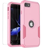 droperprote for iPhone SE 2022/2020 Case with Screen Protector Heavy Duty 3 in 1 Full Body Rugged...