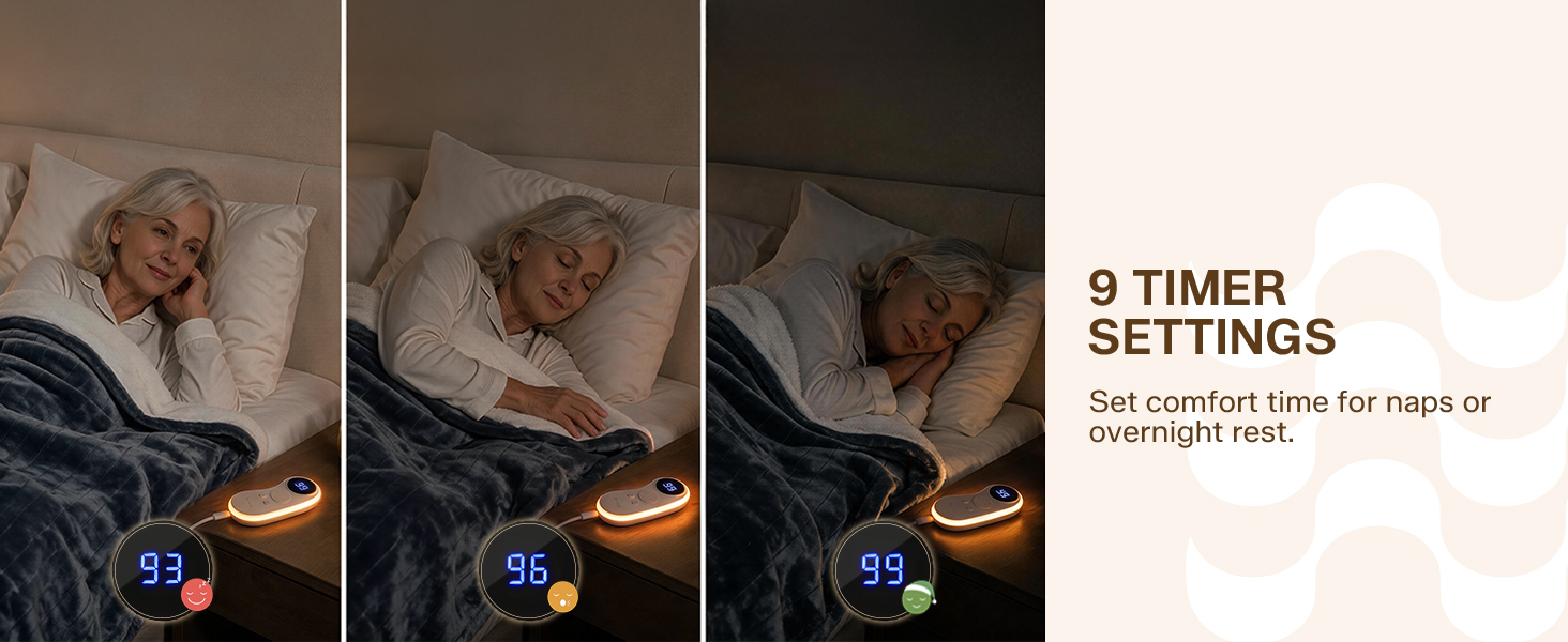 electric heated blanket full throw queen throw fast even heating auto off timer flannel sherpa soft