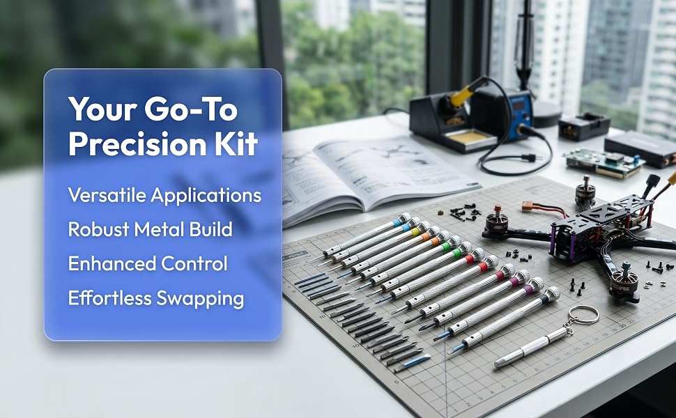 Your Go-To Precision Kit Versatile ApplicationsRobust Metal BuildEnhanced Control Effortless