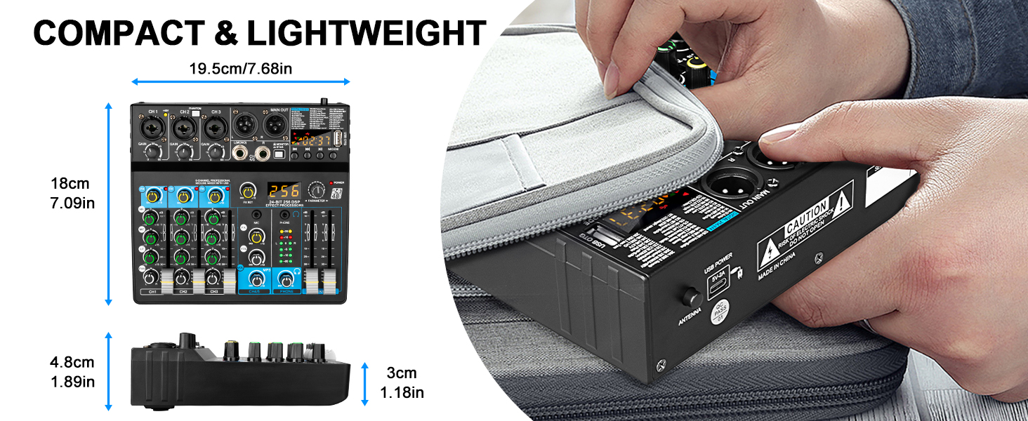 US-BF6 audio mixer