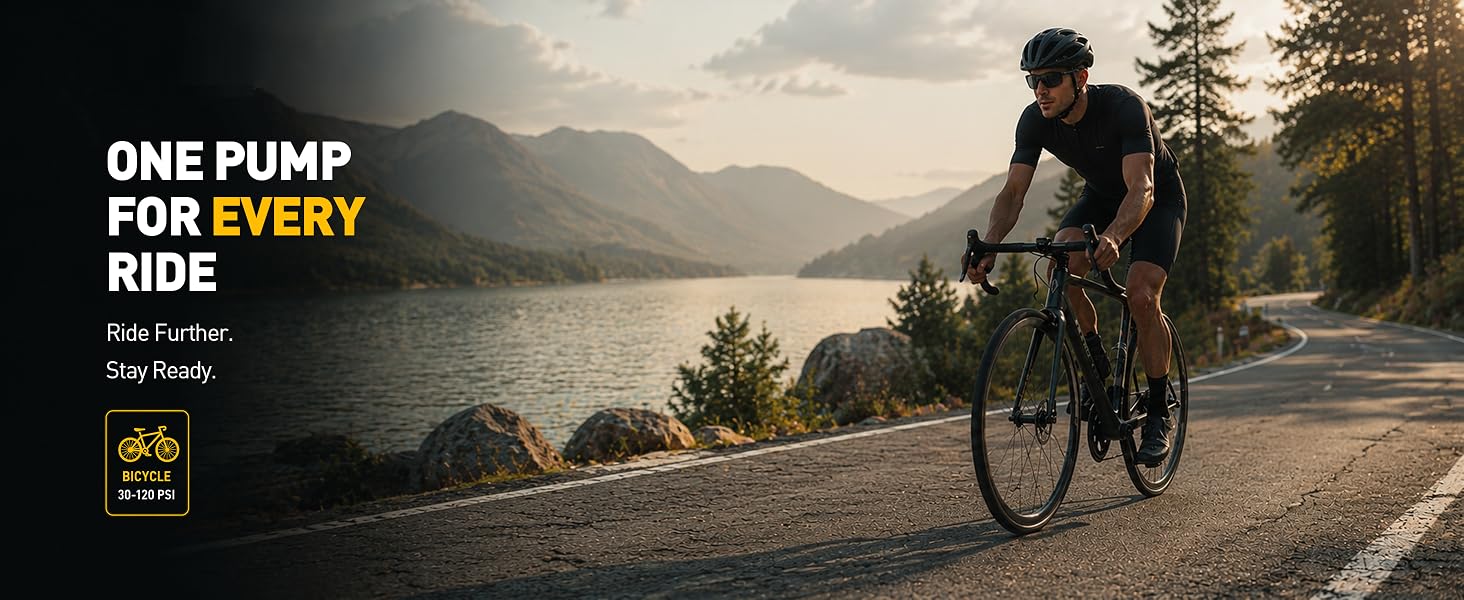 ONE PUMPFOR EVERYRIDE-bicycle