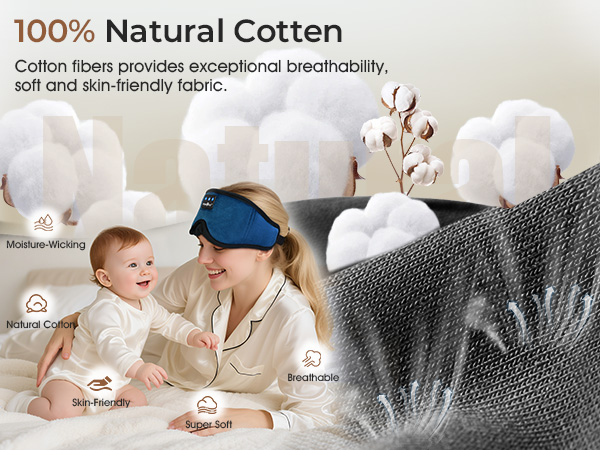 The contoured nose bridge and full-coverage design ensure total darkness
