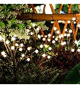 TONULAX Solar Garden Lights – Solar Starburst Lights with 2 Lighting Modes, Solar Lights Outdoor ...