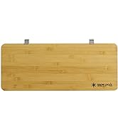 Snow Peak Renewed Bamboo Iron Grill Sliding Table Extension - Bamboo &amp; Aluminum - Long