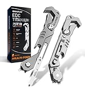EDC Multitool 7 in 1 with knife, Wrench, Folding Knife, Screwdriver, Bottle Opene, Ruler, Urgent ...