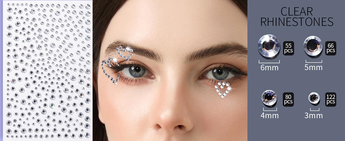 face rhinestone