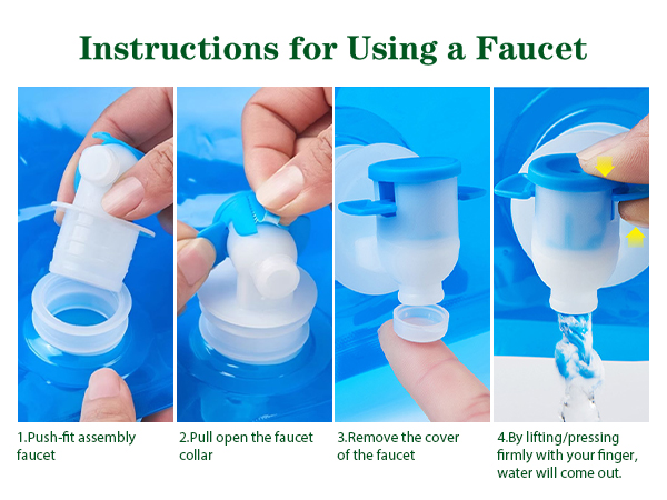 Collapsible Water Container Bag
