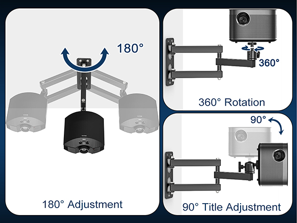 projector stand wall