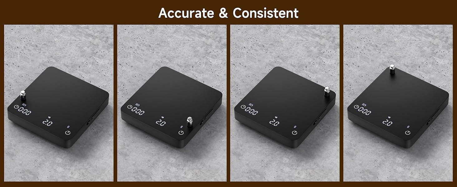 The weight can be placed anywhere on the scale for precise measurement.