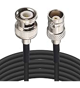 YOTENKO BNC Male to Female Extension Cable 16ft SDI Cable CCTV Extension Cable 50 Ohm RG174 for H...