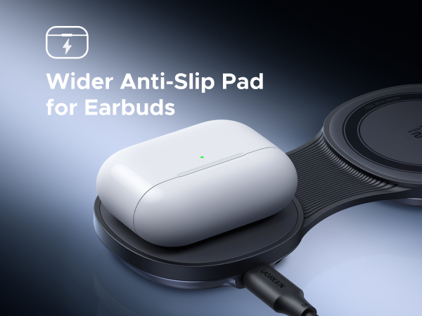 2 in 1 foldable wireless charger 