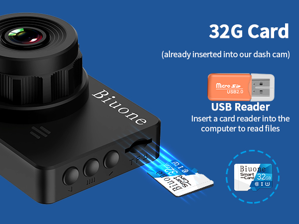 front and rear dash camera