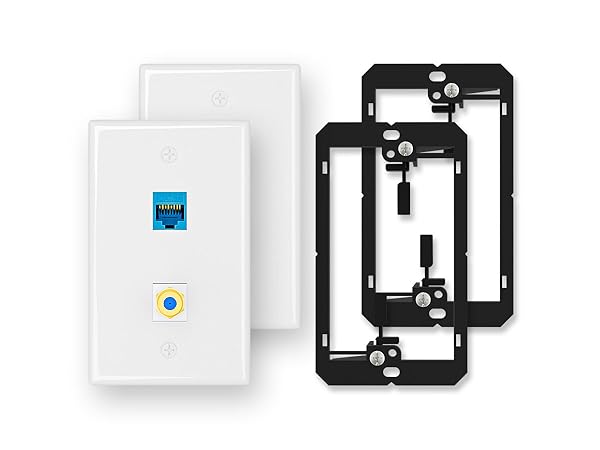 coax ethernet wall plate ethernet coax wall plate coax wall plate coaxial cable wall plate 
