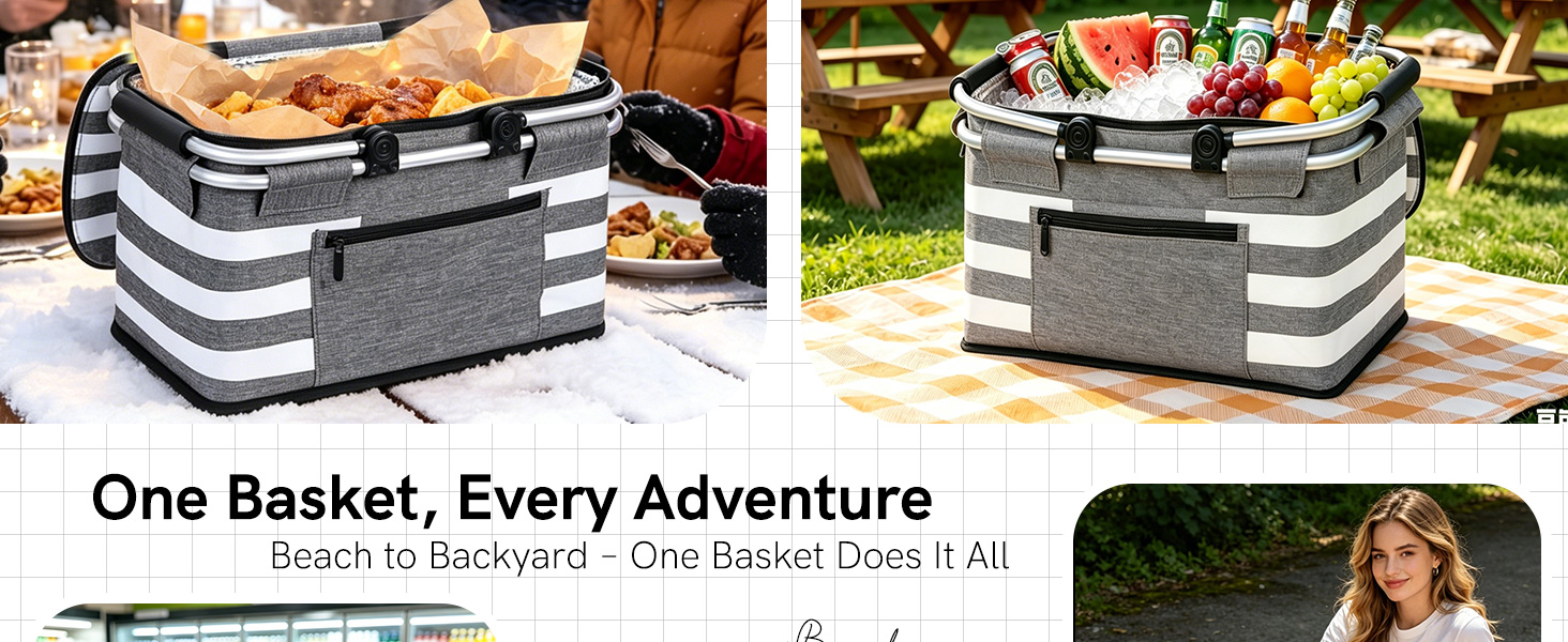Insulated Picnic Basket