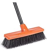 Small Multi-Surface Push Broom for Outdoor,Indoor Sweeping - 50