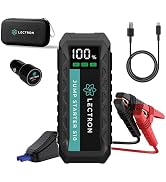 Lectron 4000A Car Battery Jump Starter, Portable Battery Booster Pack for Up to 10.0L Gas/8.0L Di...