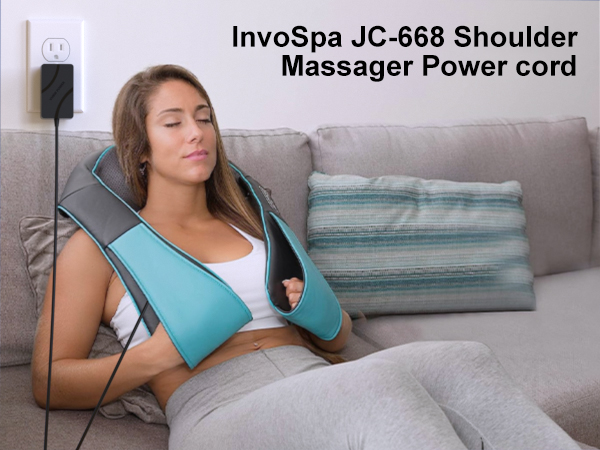InvoSpa JC-668 Shoulder Massager Power Cord