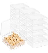 TEHAUX 50pcs Bead Storage Containers - Jewelry Holder Box Small Containers with Lids for Collecti...