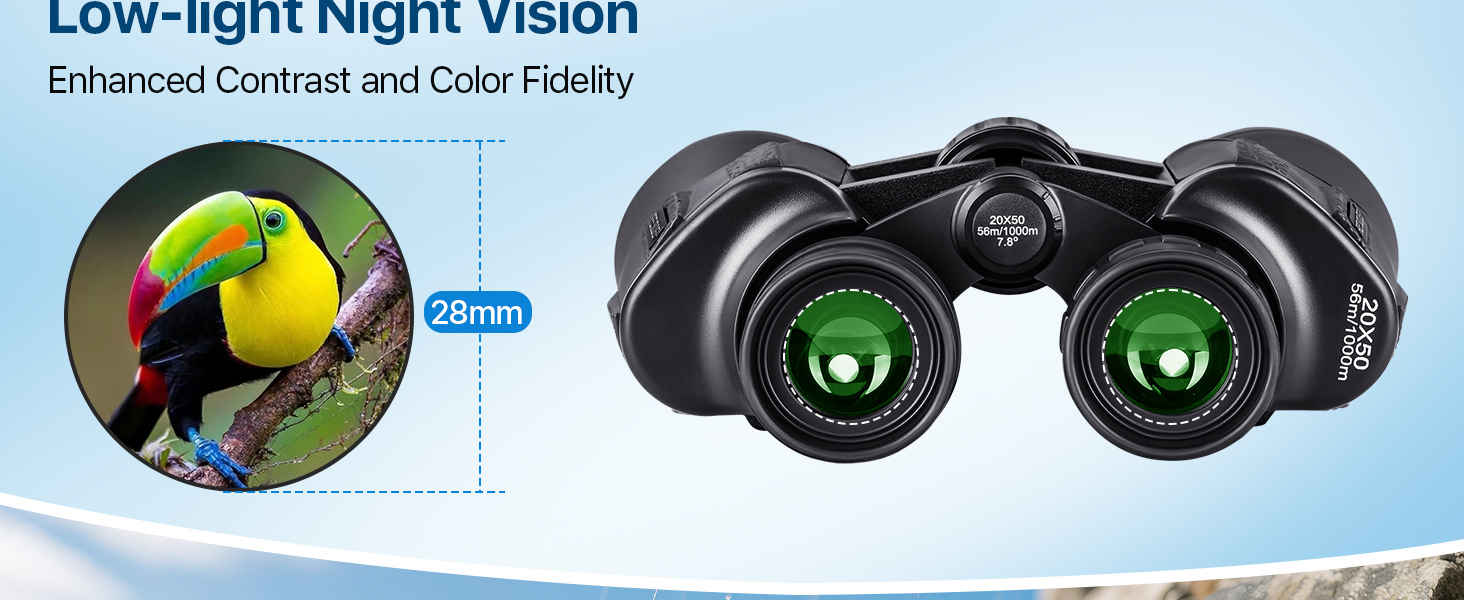 Binoculars for Adults with Smartphone Adapter