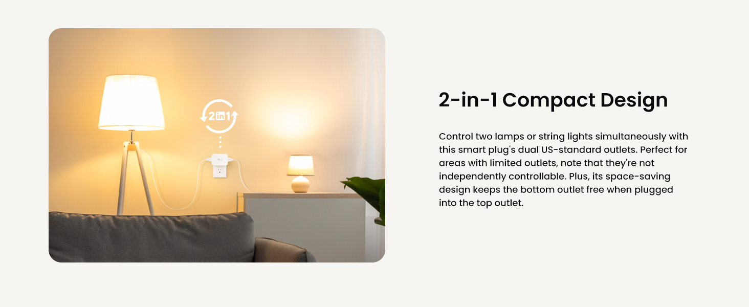 2 in 1 dimmer plug