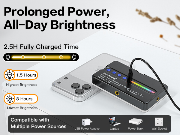 Zealsound RGB Selfie Light